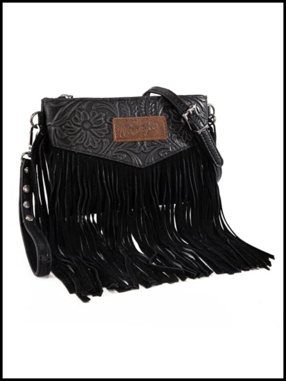 Fringe Crossbody Wristlet Convertible Western Purse Detachable Strap